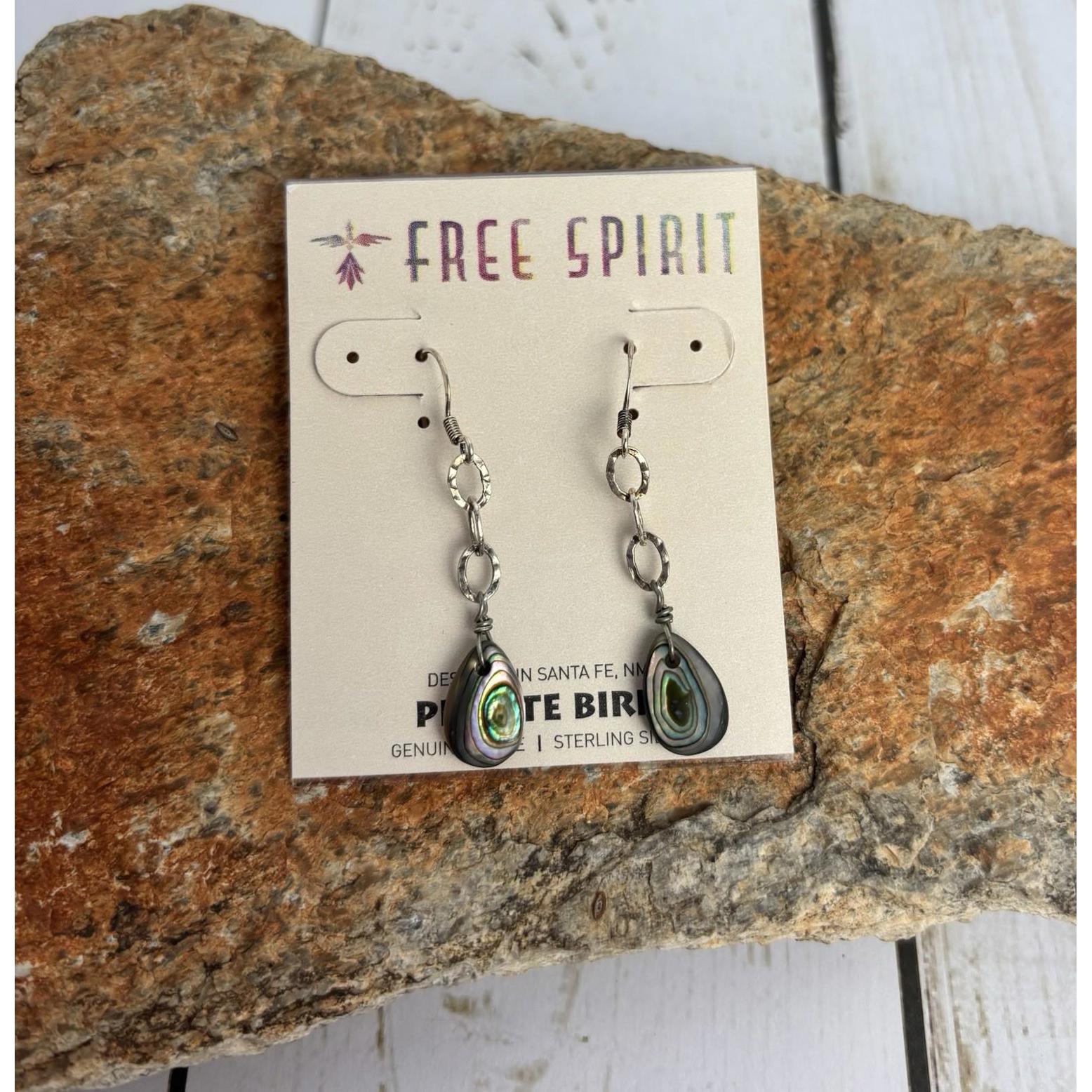 New Peyote Bird Sterling Silver Abalone Shell 2 Earrings J076 24$